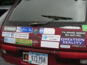 bumper stickers