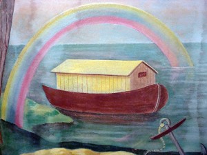 Photo of Noah's Ark Mural by Svadilfari on Flickr under Creative Commons