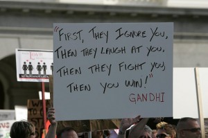 ghandi-quote-gay-marriage-joeandkelly-flickr Ghandi Quote - image by joeand kelly at Flickr (creative commons)