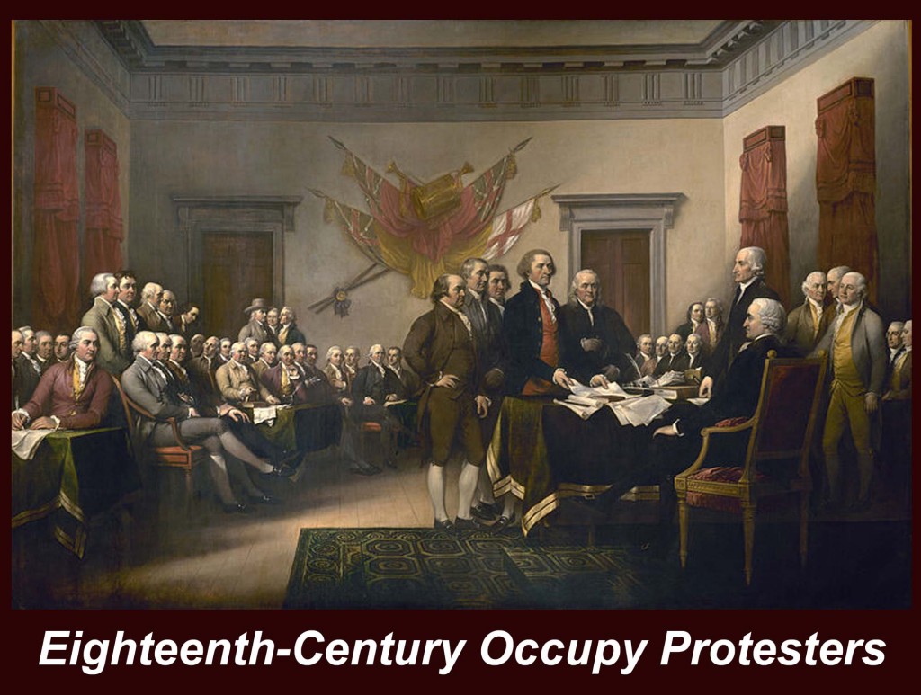 eighteenth century occupy protesters copy