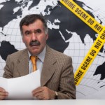 Man reading news