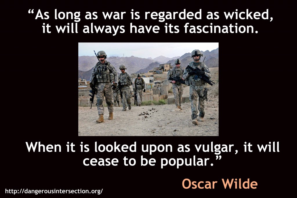 war - Oscar Wilde