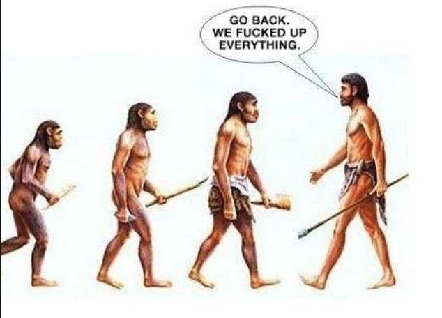 evolution screwed up