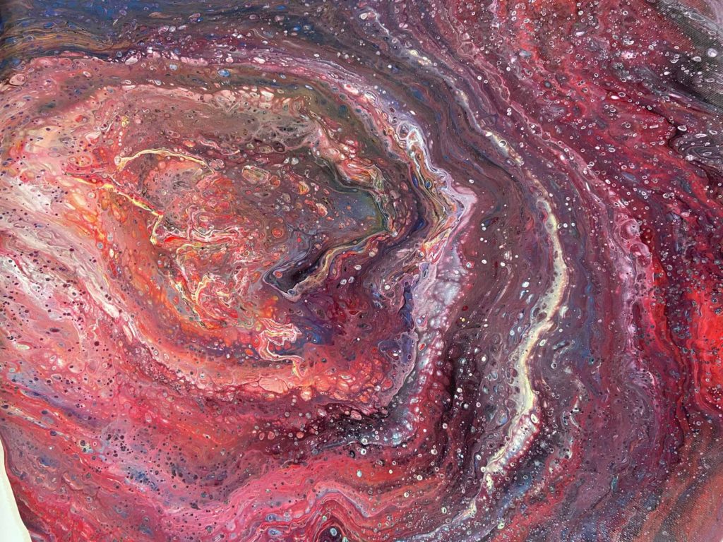 Acrylic Poured Art - First Attempts 3 IMG 0884lo res