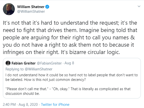 William Shatner: Not a Cisgendered Man or a Cis Man 8 Circular 2