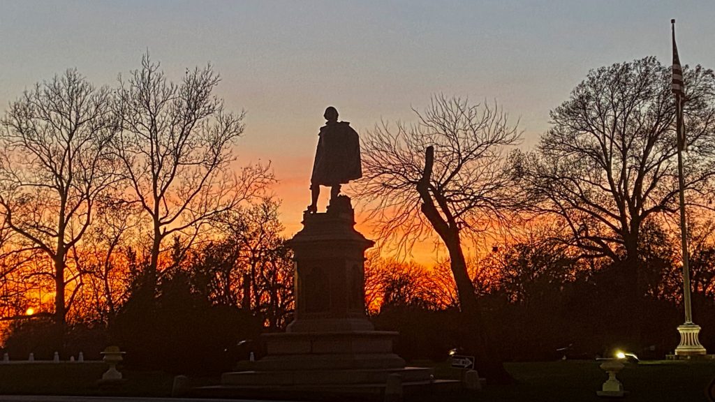 Tower Grove Park, St. Louis, Thanksgiving Sunset. 1 TGP sunset developed