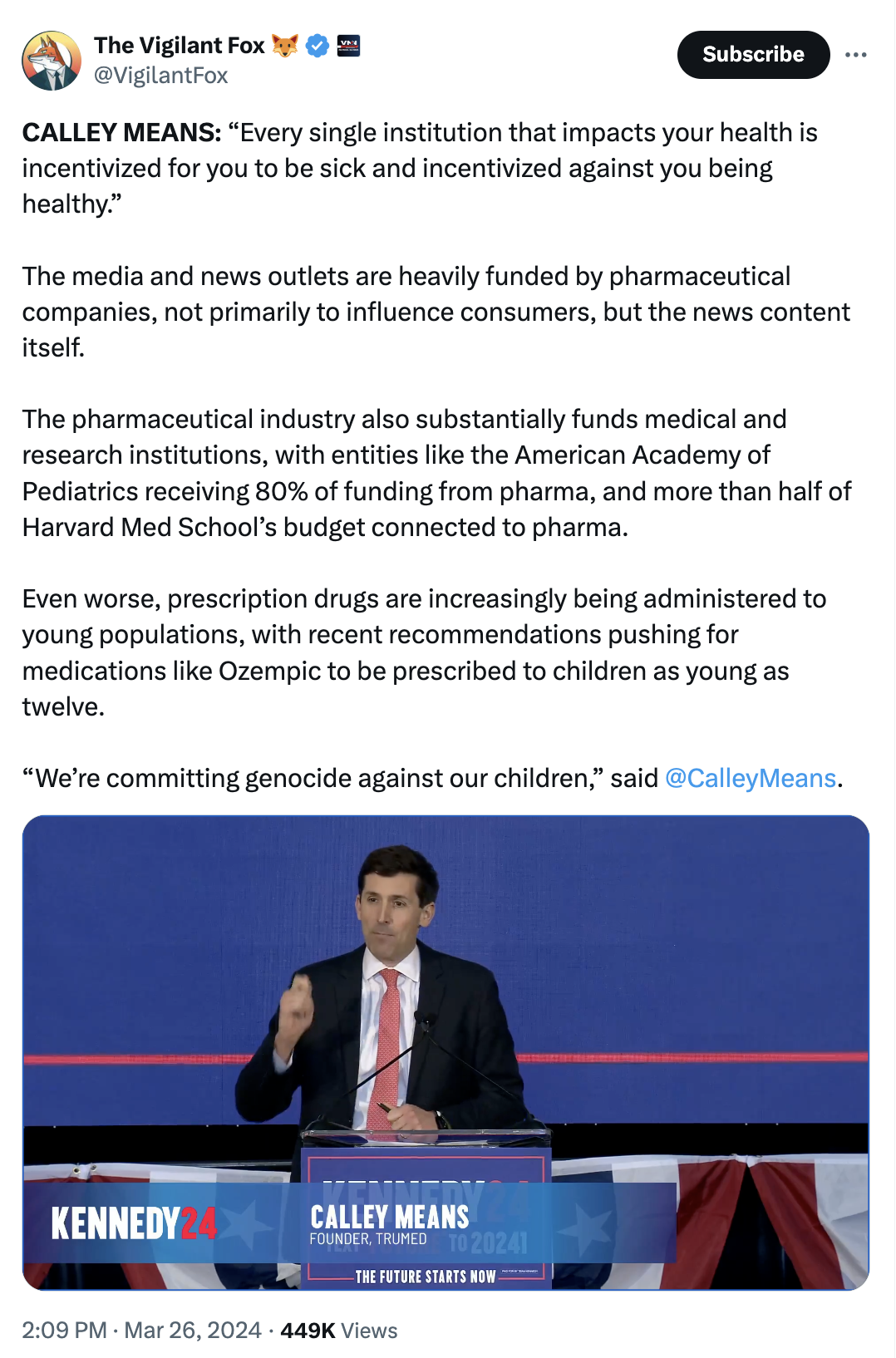 Calley Means Delivers a long list of Horrifying Statistics Regarding the Poor Health of Americans 1 Screenshot 2024 03 27 at 4.44.12 PM