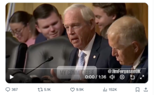 Senator Ron Johnson: Federal Public Health Officials Hid the Dangers of the COVID Shot 1 Screenshot 2025 12 09 at 11.40.29 AM
